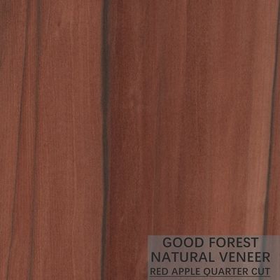 OEM naturalny fornir z drewna jabłoni Fornir cięty w pionie
