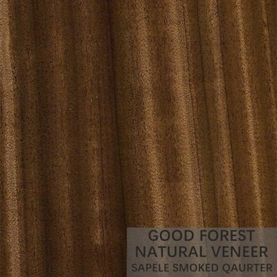Naturalna okleina z drewna Sapele Figurowa okleina z drewna do dekoracji