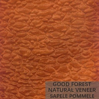 Naturalna okleina z drewna Sapele Figurowa okleina z drewna do dekoracji