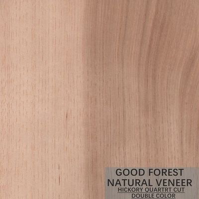 Naturalna okleina z drewna Hickory Dwukolorowa popularna okleina drewniana z drewna FSC