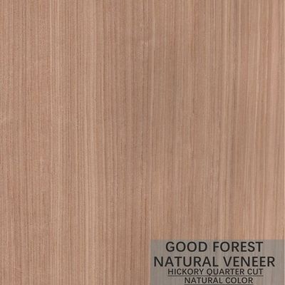Naturalna okleina z drewna Hickory Dwukolorowa popularna okleina drewniana z drewna FSC