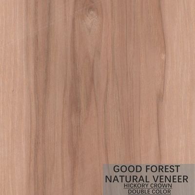 Naturalna okleina z drewna Hickory Dwukolorowa popularna okleina drewniana z drewna FSC