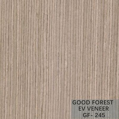 Dekoracja hotelu Zaprojektowany fornir dębowy Crown Cut Grain Grey Color