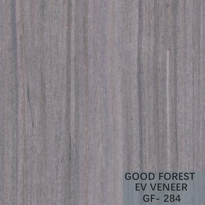 Dekoracja hotelu Zaprojektowany fornir dębowy Crown Cut Grain Grey Color