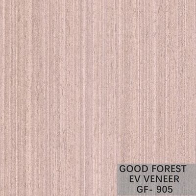 Dekoracja hotelu Zaprojektowany fornir dębowy Crown Cut Grain Grey Color