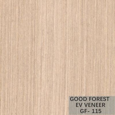 Dekoracja hotelu Zaprojektowany fornir dębowy Crown Cut Grain Grey Color