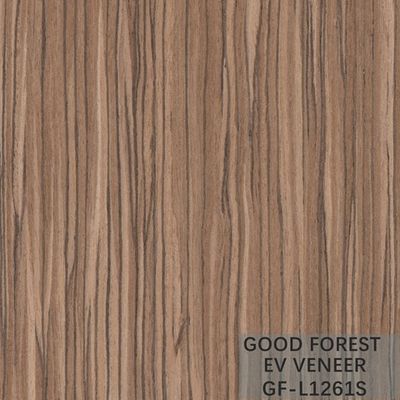 EV Fornir Zebra Engineered Wood Fornir Naturalny kolor Proste słoje