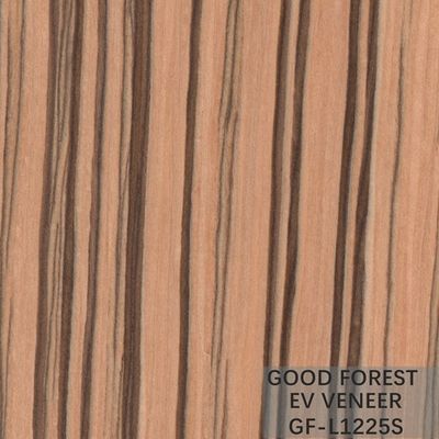 EV Fornir Zebra Engineered Wood Fornir Naturalny kolor Proste słoje
