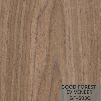 Engineered Wood Fornir EV Fornir Orzech czarny Crown Cut Natural