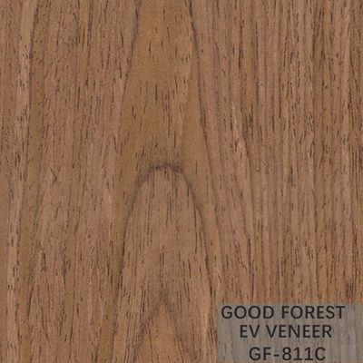 Engineered Wood Fornir EV Fornir Orzech czarny Crown Cut Natural