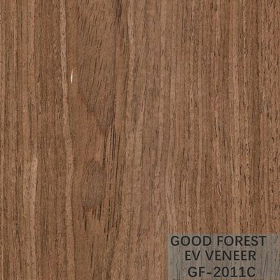 Engineered Wood Fornir EV Fornir Orzech czarny Crown Cut Natural