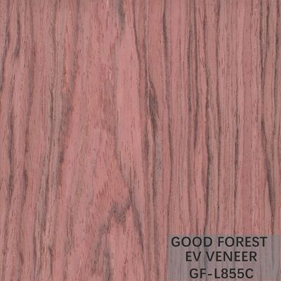Technika cięcia forniru drewnianego Bubinga Crown Cut Wood Fornir Sliced ​​Cut Technics