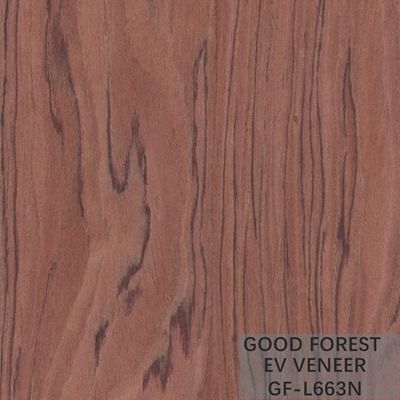Technika cięcia forniru drewnianego Bubinga Crown Cut Wood Fornir Sliced ​​Cut Technics