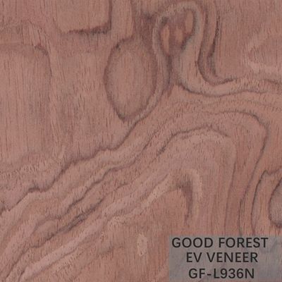 Technika cięcia forniru drewnianego Bubinga Crown Cut Wood Fornir Sliced ​​Cut Technics