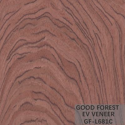 Technika cięcia forniru drewnianego Bubinga Crown Cut Wood Fornir Sliced ​​Cut Technics