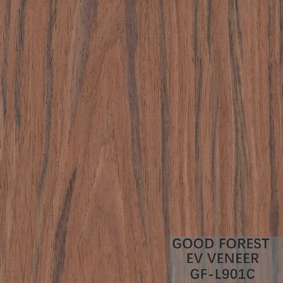 Zaprojektowany niestandardowy odtworzony fornir drewniany Padauk