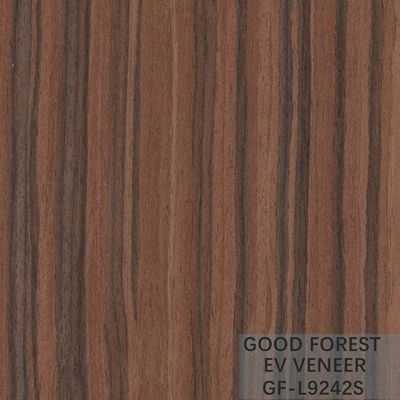 Zaprojektowany niestandardowy odtworzony fornir drewniany Padauk