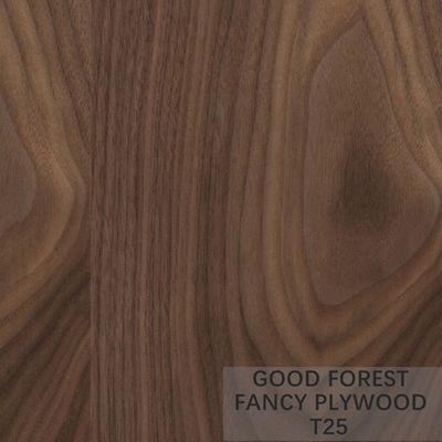 Szafy Fancy Walnut Fornir Sklejka Dostosowana Płyta Orzechowa
