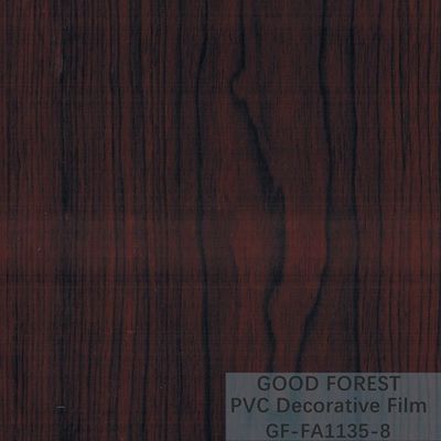 Dekoracyjna folia z ciemnego drewna o grubości 0,25 mm - 0,60 mm