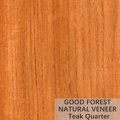 Naturalny fornir z drewna tekowego Naturalny fornir cięty z koroną Certyfikat FSC