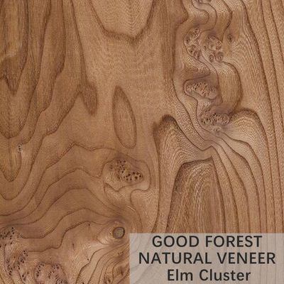 ELM Natural Wood Fornir Crown Cut Grain Zapewnia indywidualną obsługę