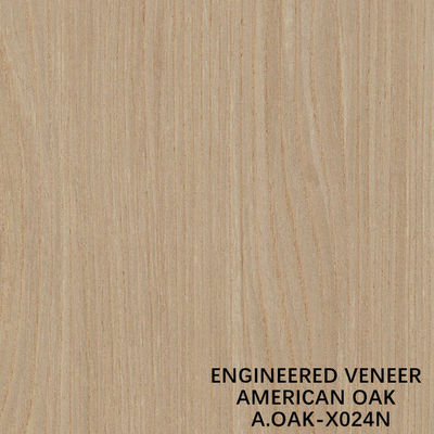 Symulacja Natural American White OAK X024N Arkusz forniru do drzwi i okien ISO