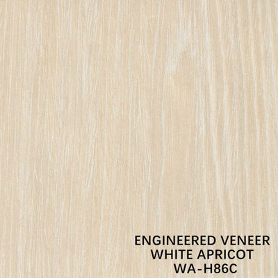 White Apricot Engineered Wood Fornir H86C Technika cięcia plasterków do pokrycia ścian