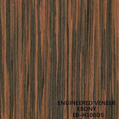 Szafka Front Fancy Recomposed Ebony Wood Fornir Brązowy Kolor H108DS Proste Ziarno