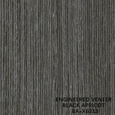Dekoracja Man Made Black Apricot Recon Fornir drewniany X6313 Proste ziarno 2500-3100 mm