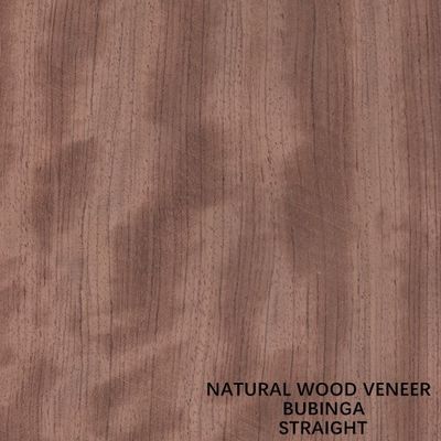 Prosta 0,5 mm Afryka Naturalna okleina z drewna Bubinga do mebli / instrumentów muzycznych