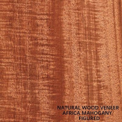 OEM naturalny fornir z drewna mahoniowego o prostym kształcie ziarna 2500-3100 mm do skóry drzwi