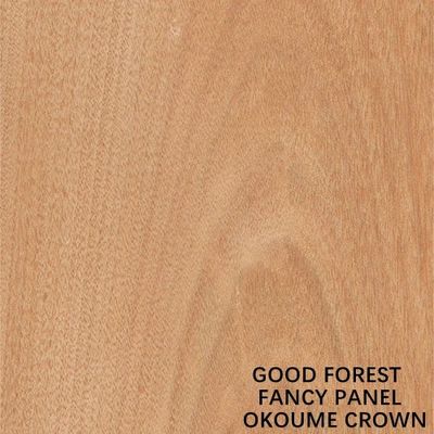 W obliczu naturalna okleina z drewna Okoume korona ziarno fantazyjny panel E1/E0 sklejka o grubości 25mm do drzwi chiny sprawia, że