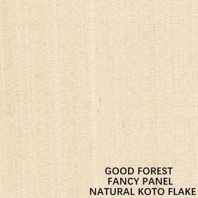 Fantazyjny naturalny fornir z drewna Koto Ziarno płatków prostych do paneli dekoracyjnych hoteli Dobra cena Fabryka w Chinach