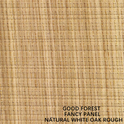 American White Oak Prosta szorstka fantazyjna sklejka / płyta wiórowa Standardowy rozmiar 2440 mm Surowce do szafki