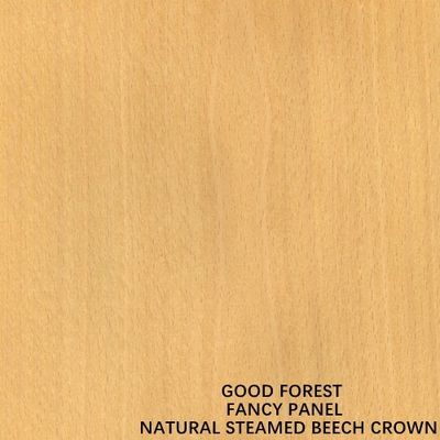 Fantazyjny panel z naturalnego drewna z gotowanej na parze korony bukowej Standardowy rozmiar 2440 * 1220 mm do drzwi i okien Dobra cena Chiny sprawiają, że