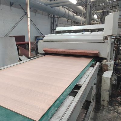 Materiał bazowy MDF pokryty naturalną złotą okleiną z drewna tekowego 5/9/12/15/18/25mm