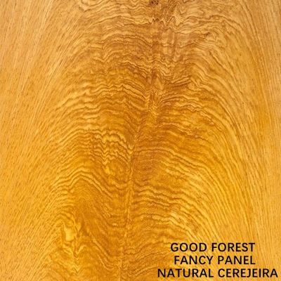 Dekoracja hotelu Specjalnie fornir drewniany Cerejeira Crotch Grain 2440/2745mm