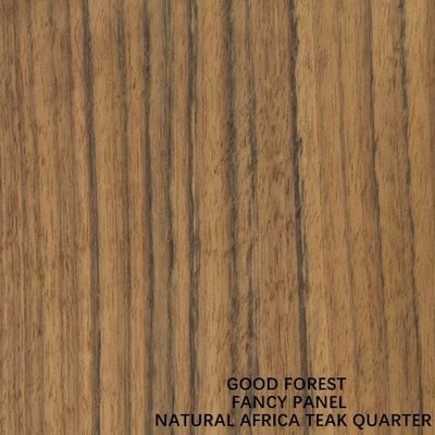 Fornir fornirowany fornirem z naturalnego afrykańskiego drewna tekowego o długości 2440/2745 mm do drzwi wewnętrznych