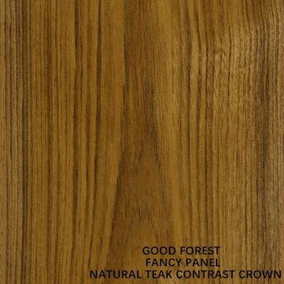 Grubość 25 mm Fantazyjna płyta ze sklejki Fornir z drewna tekowego Crown Grain Paint Free