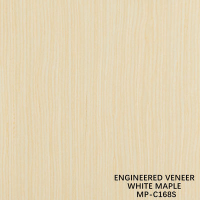 Fancy Recomposied Wooden Veneer White Maple 168S Straight Grain dla wnętrza samochodu
