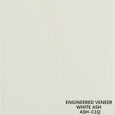 Fancy Recompose Wooden Veneer White Ash 1Q Straight Grain Quarter Cut