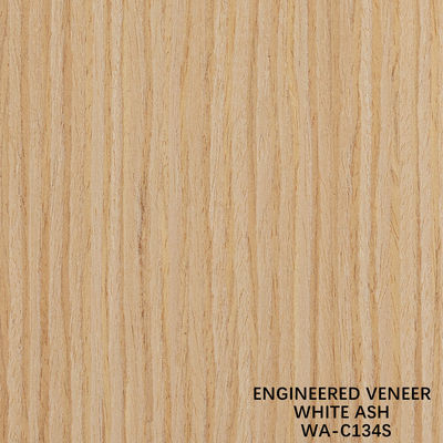 0.15-0.55 mm Recon Wooden Veneer White Ash 134S 2500*640 mm