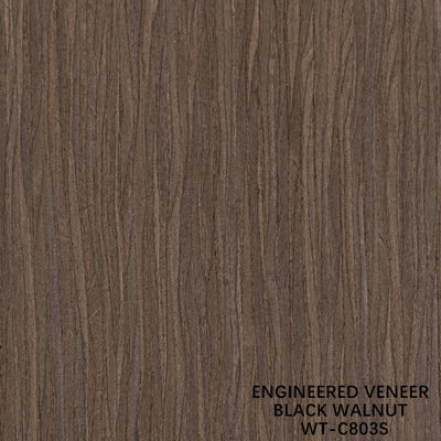 Fancy Recombined Wood Veneer Straight Walnut 612S/682S/803S dla sklejki 3100mm