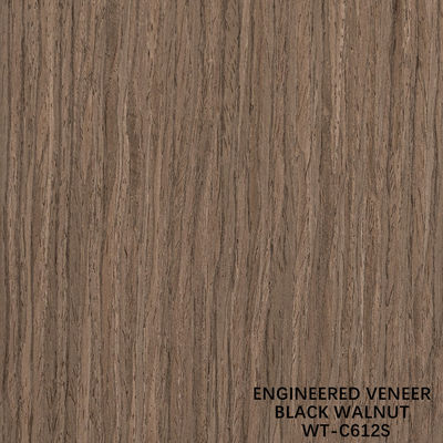 Fancy Recombined Wood Veneer Straight Walnut 612S/682S/803S dla sklejki 3100mm