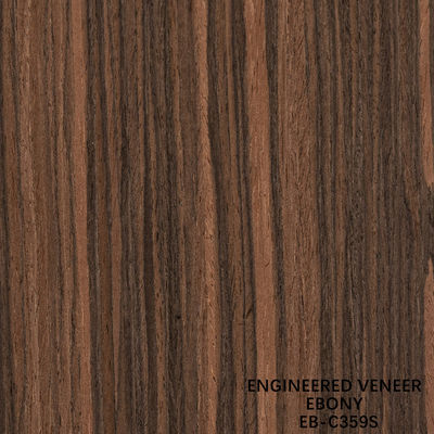 Reconowanie Ebonie Wooden Veneer Slice Cut Straight Grain Double Color Do Dekoracji Drzwi I Gabinetu