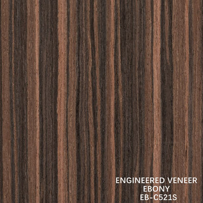 Reconowanie Ebonie Wooden Veneer Slice Cut Straight Grain Double Color Do Dekoracji Drzwi I Gabinetu