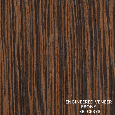 Reconowanie Ebonie Wooden Veneer Slice Cut Straight Grain Double Color Do Dekoracji Drzwi I Gabinetu