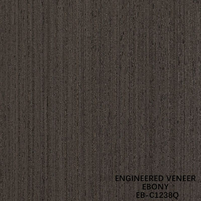 Brązowy inżynieryjnie drewniany wino EB-C389Q / 916Q / 1238Q / 1320Q Quarter Cut Ebony Wino Fineline dla drzwi i szafy twarzy