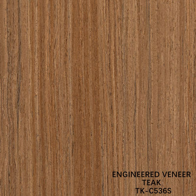 Reconowanie drewna veneer of teak slice cut techniki z prostym ziarnkiem dla dla drzwi twarz wydłużony rozmiar 2850mm
