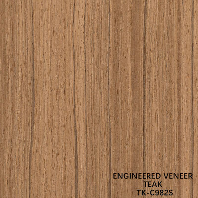 Reconowanie drewna veneer of teak slice cut techniki z prostym ziarnkiem dla dla drzwi twarz wydłużony rozmiar 2850mm